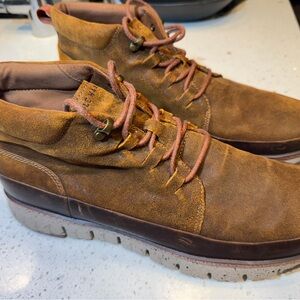 Cole Haan Zerogrand “Rugged Chukka Boots” Brown Leather